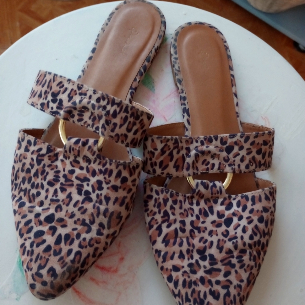 Qupid Cheetah Mules